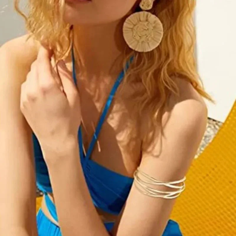 Luxury Rose Stainless Steel Charm Bracelet for Women