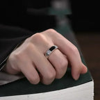 Vintage Dragon Pattern Titanium Steel Hip Hop Ring