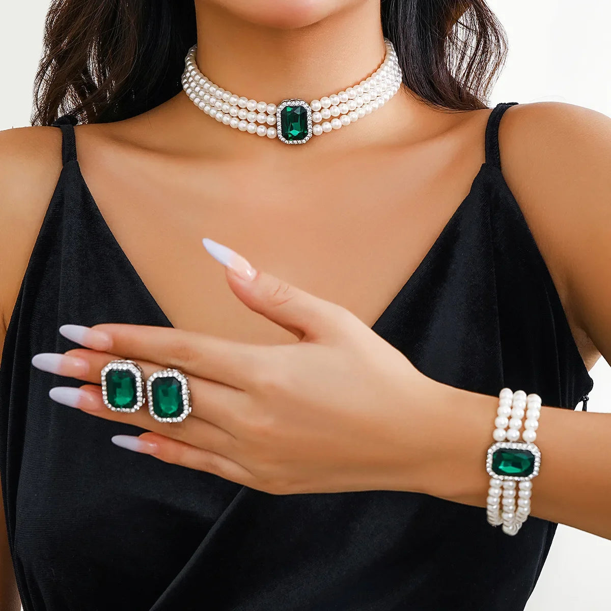 Light Luxury Turquoise Jewelry Sets