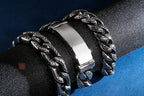 Punk Skull Titanium Steel Chain Men's Bracelet