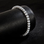 Sterling Silver Zircon Chain Bracelet For Women