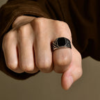 The Sovereign Signet Ring for Men