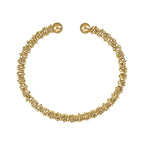 Irregular Gold Retro Luxury Cuff Bracelet for Women