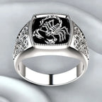 Retro Scorpion Bold Metal Ring For Men