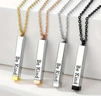 Be Kind Women's Necklace With Hidden Information