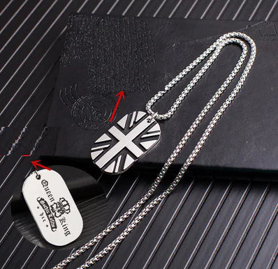 Trendy Titanium Steel Link Chain Men's Hip-Hop Pendant