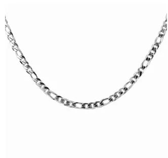 NYUK Men's Minimalist Metal Link Chain Necklace