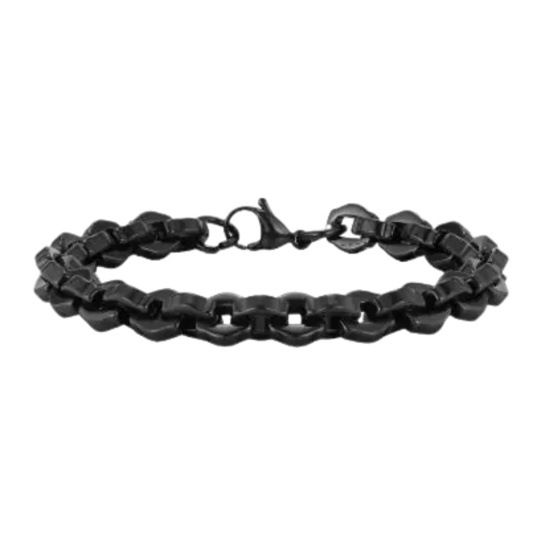 Casual Sleek Steel Chain Men's Bracelet