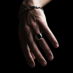 The Black Onyx Signet Ring for Men