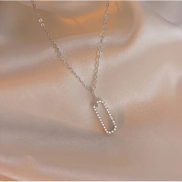 14K Gold Elegant S925 Sterling Silver Women's Necklace