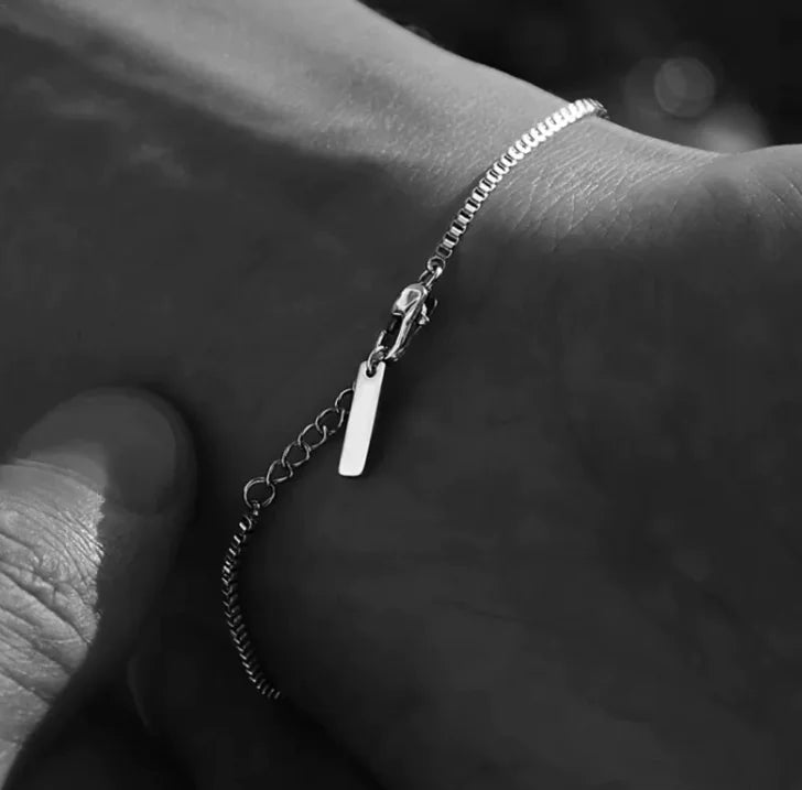 Minimal Link Chain Men's Bracelet