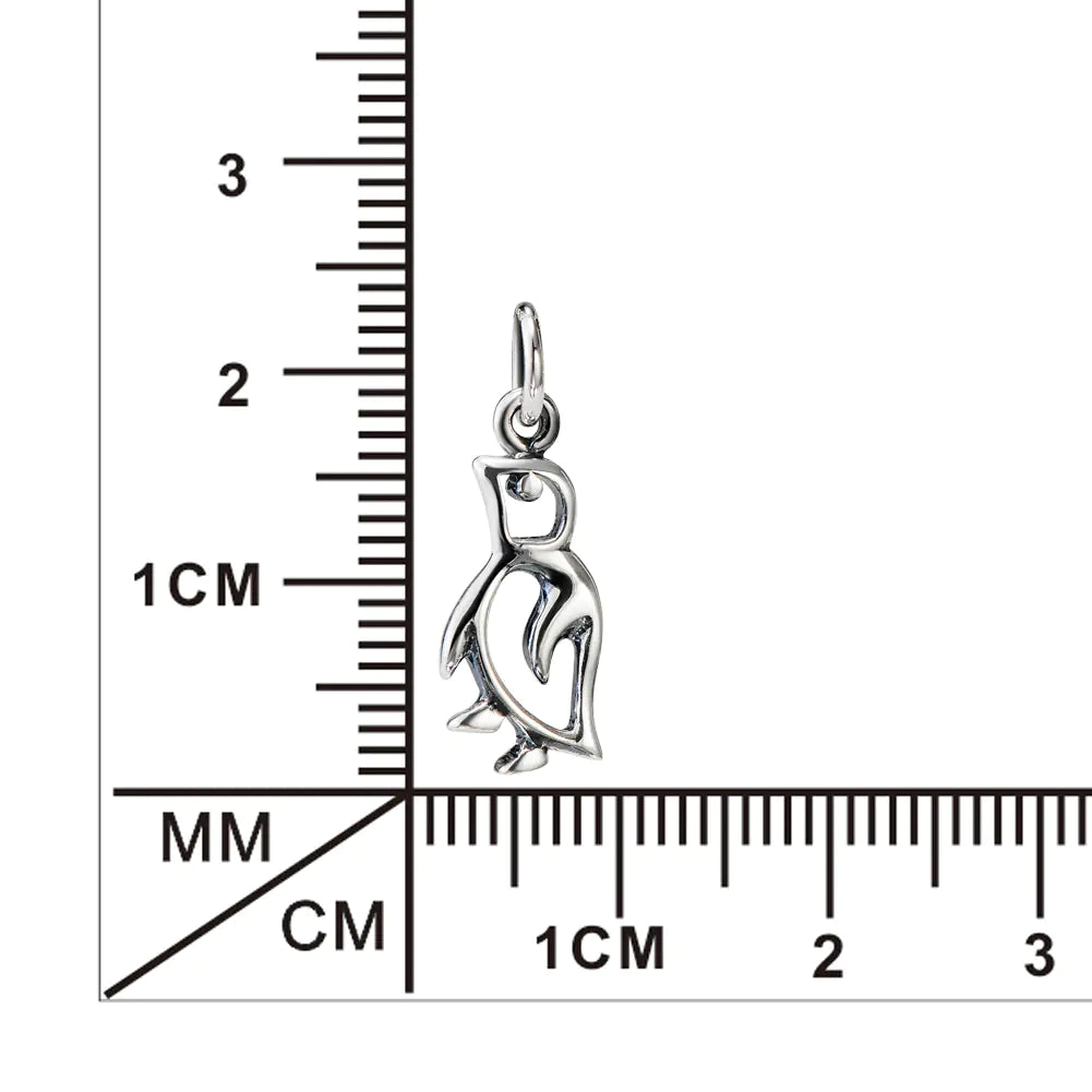 Sterling Silver Elegance Bird Pendant Necklace