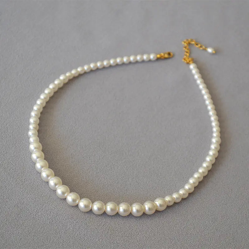 Imitation Pearl Beaded Women's Necklace