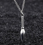 Men's Pendant Necklace with Arrowhead Design