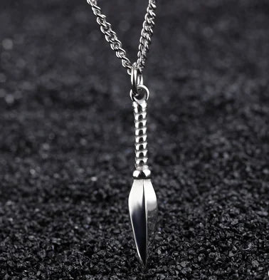 Men's Pendant Necklace with Arrowhead Design