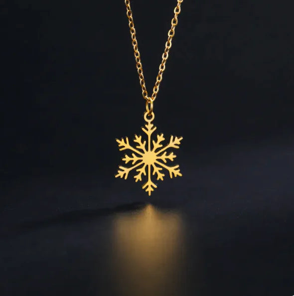 Women's Snowflake Pendant Necklace