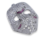 Masquerade Mask Necklace Hip-Hop Necklace