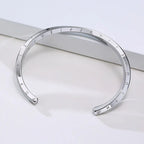 Titanium Steel C-Type Cuff Men's Bracelet