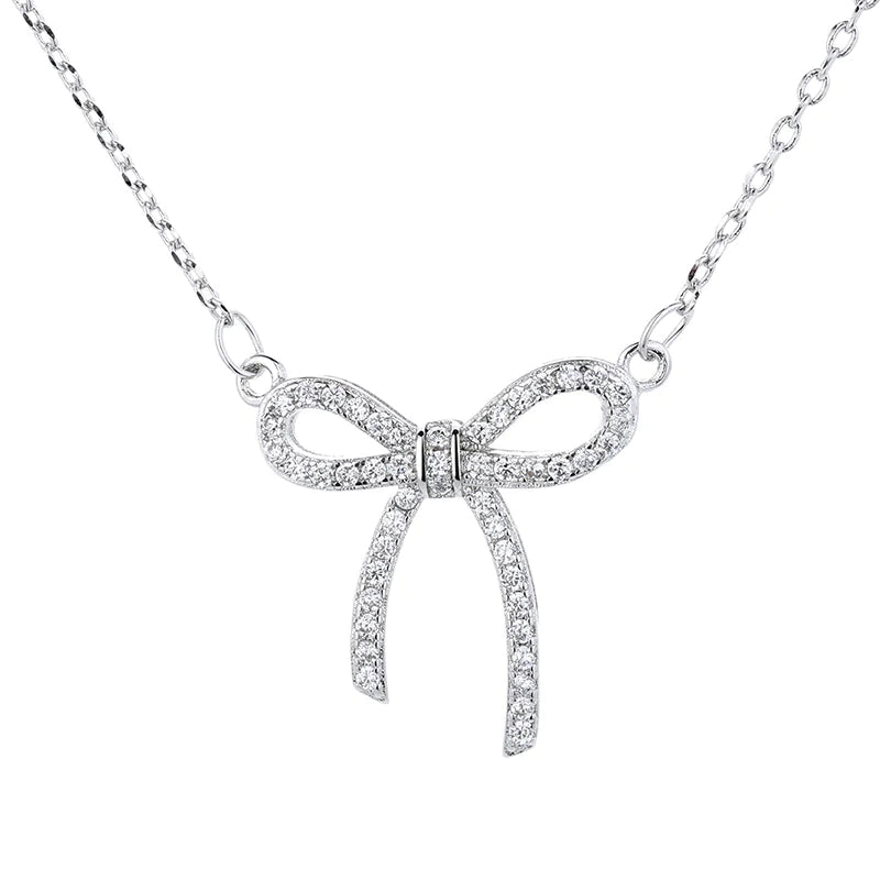 Clavicle Ribbon Women's European Necklace