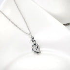 Sterling Silver Elegance Bird Pendant Necklace