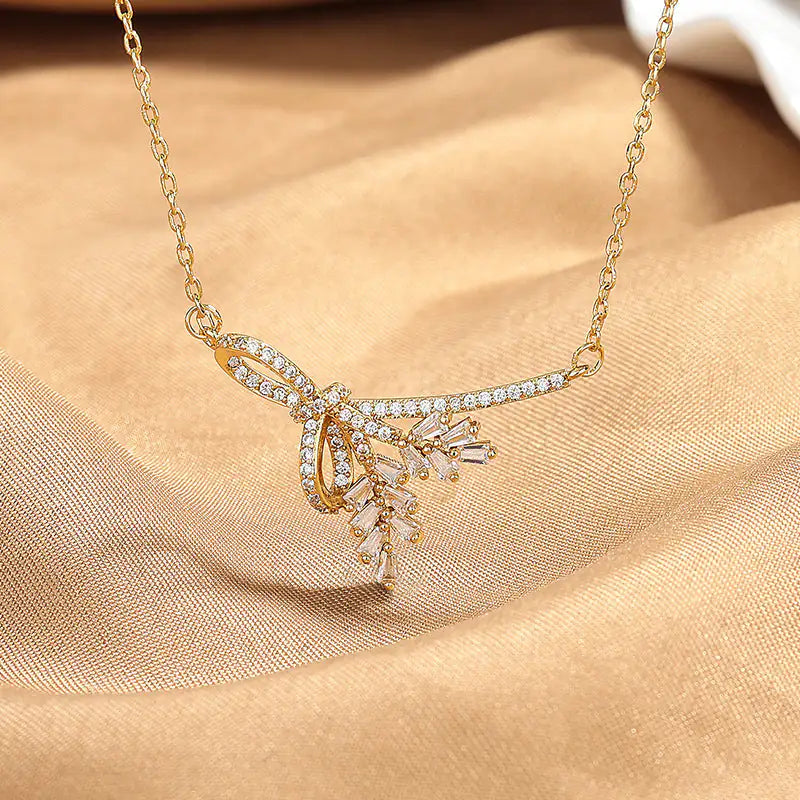 Wheat Tassel Necklace Women's Design Sense