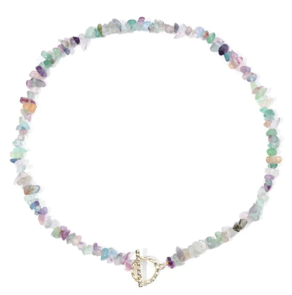 Natural Stone Bead Necklace