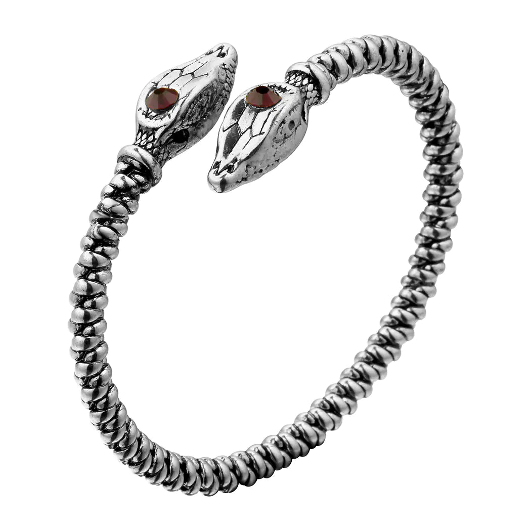 Snake Tail Alloy Cuff Men's Bracelet