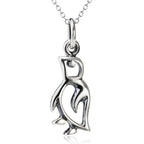 Sterling Silver Elegance Bird Pendant Necklace