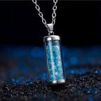 Vintage Style Natural Stone Bottle Necklace Pendant