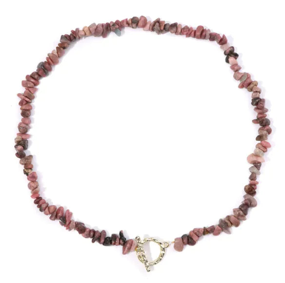 Natural Stone Bead Necklace