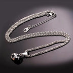 Men's Stainless Steel Football Pendant