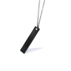 Long Metal Chain Pendant Necklace for Men and Women