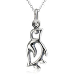 Sterling Silver Elegance Bird Pendant Necklace