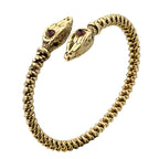 Snake Tail Alloy Cuff Men's Bracelet
