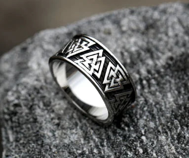 Vintage Stainless Steel Ring for Men