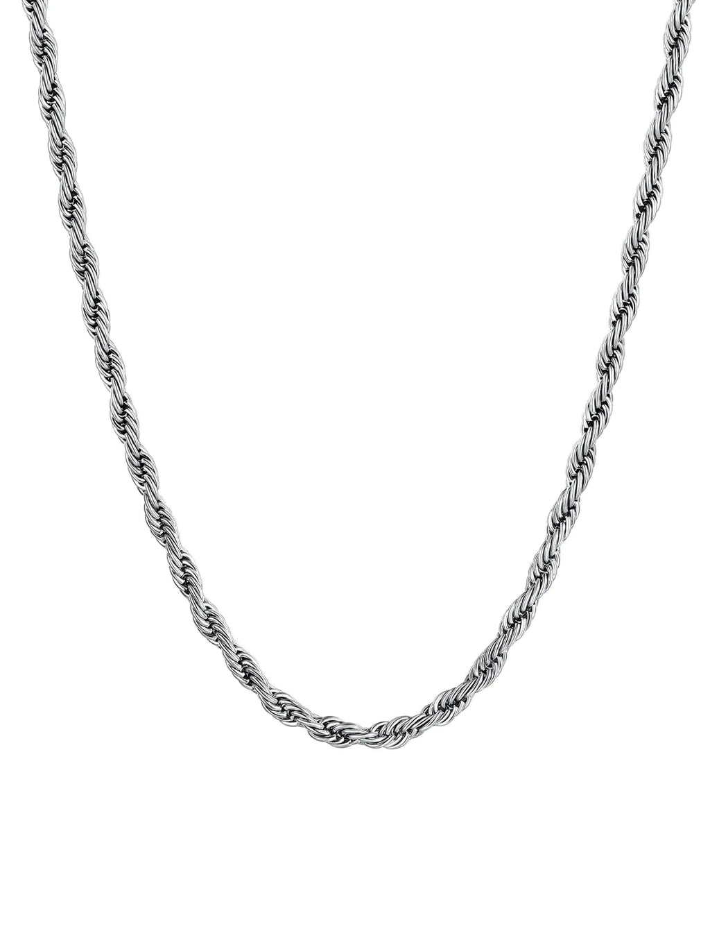 Stainless Steel 50cm 3mm Rope Chain Necklace