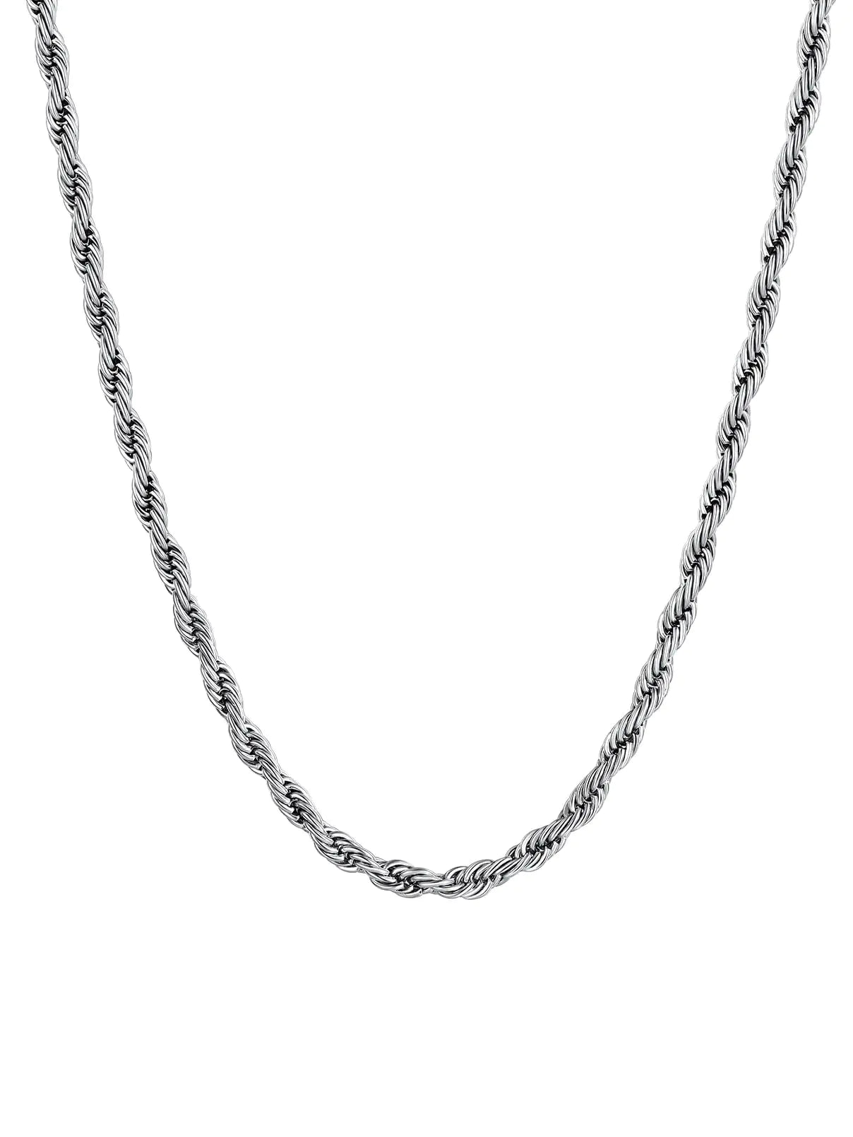 Stainless Steel 50cm 3mm Rope Chain Necklace