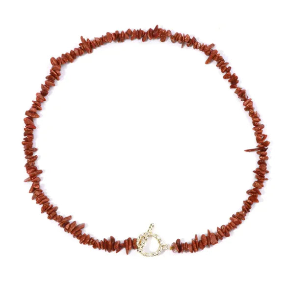 Natural Stone Bead Necklace