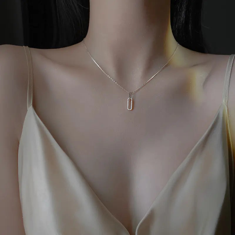 14K Gold Elegant S925 Sterling Silver Women's Necklace