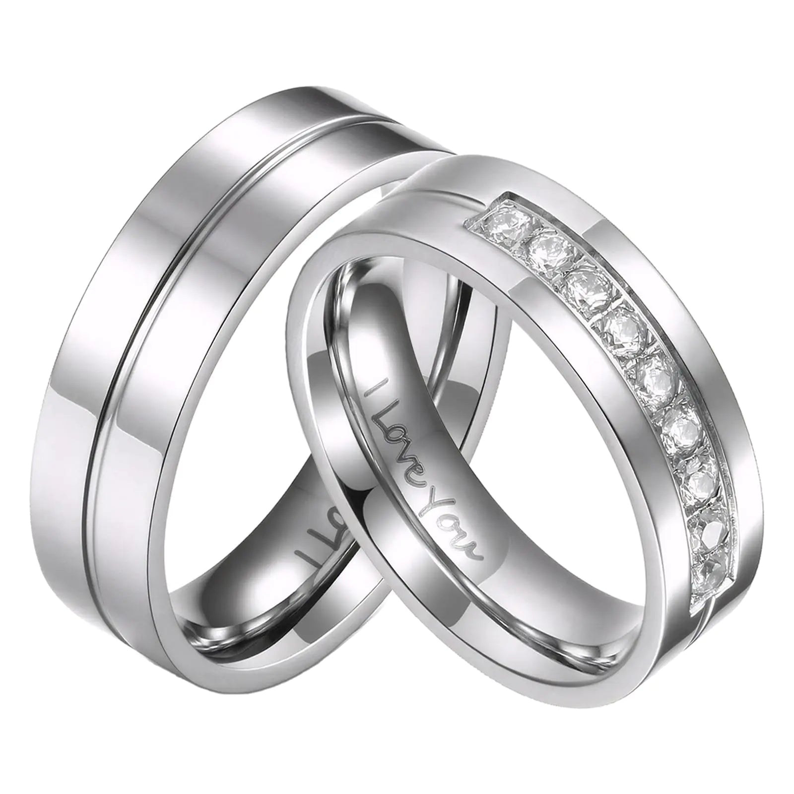 Promise Cubic Zirconia CZ Ring for Women Men