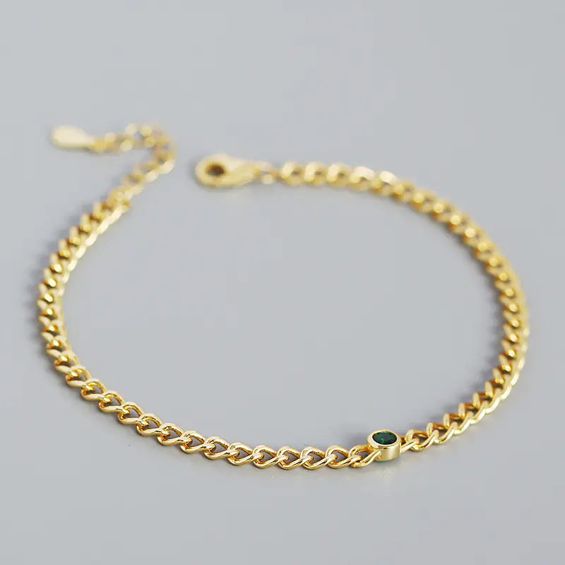 Heavy Metal Tank Chain Bracelet for Men