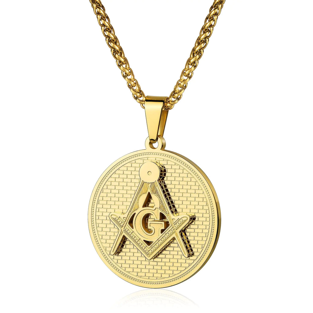 Masonic Stainless Steel Chain Pendant