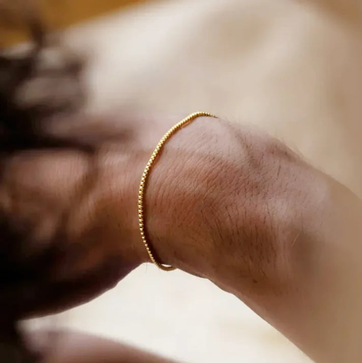 Minimal Link Chain Men's Bracelet