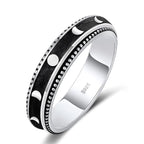 MoonPhase Spinner Ring S925 Sterling Silver