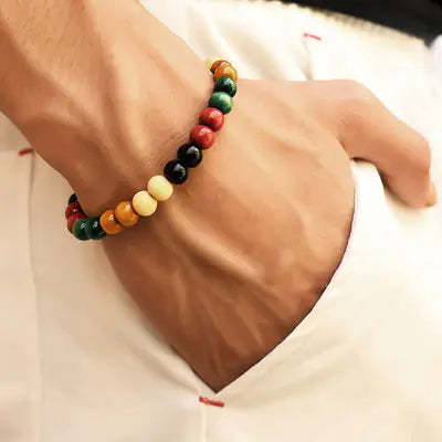 Ethnic Colorful Beaded Bracelet