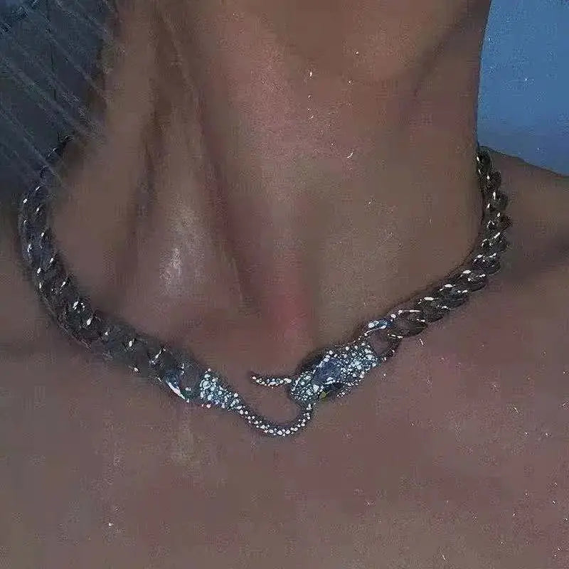 Men's Medusa Snake Necklace