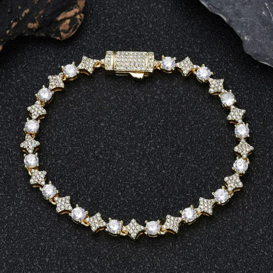Minimal Luxury Diamond Men's Bracelet