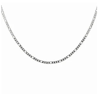 NYUK Men's Minimalist Metal Link Chain Necklace