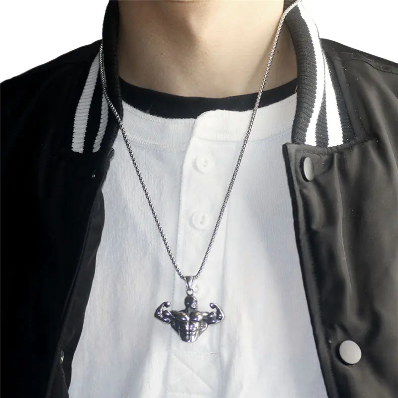 Men's Fitness Bodybuilding and Muscle Support Pendant