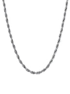 Stainless Steel 50cm 3mm Rope Chain Necklace